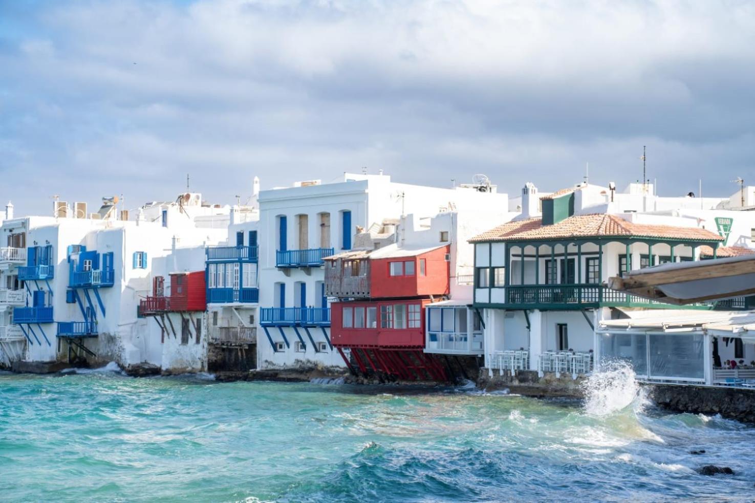 Little Venice Picturesque House Above The Waves Mykonos Town